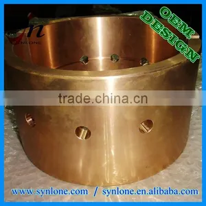 OEM Precision Casting Bushing Cylinder, Custom Bronze Casting thumbnail-5