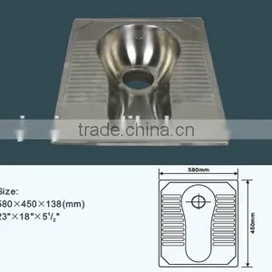 Stainless Steel Squatting Pan thumbnail-2