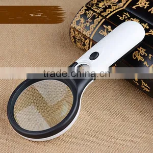2016 New 3 LED Light 45X Handheld Mini Pocket Microscope Reading Magnifying Glass Lens Jewelry Loupe YB360-SZ thumbnail-1