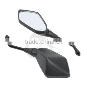 Universal 10mm Left Right Side Black Rear View Mirror For Honda Kawasaki Suzuki thumbnail-2