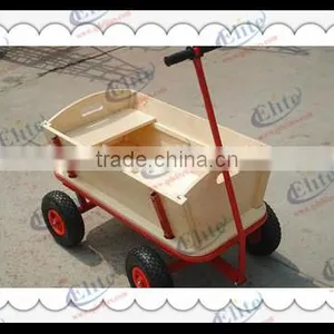 Qingdao Wooden Lowes Garden Cart Baby Wagon thumbnail-3