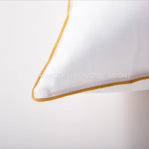 Five Star Pillow Double Stitch With Yellow Self-piping for Hot Sale thumbnail-4