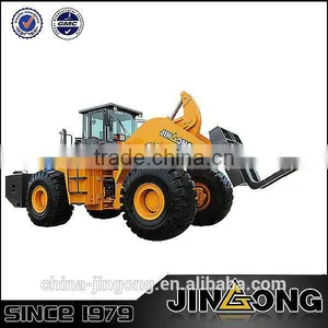 Wheel Loader With Pallet Fork JGM761FT28 Stone Forklift Loader Weichai Engine thumbnail-1
