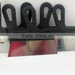 Different Size Stainless Steel Plastic Spatula Paint Tools Knife Set Scraper Wall Plastering Tools Manure Scraper With Free Sam thumbnail-4