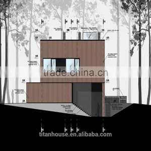 Prefab Light Steel Frame Timber House thumbnail-4
