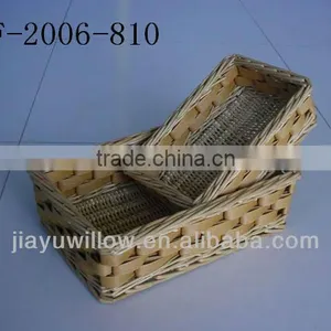 Wicker Basket Tray thumbnail-1