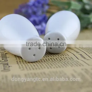 Factory Direct Wholesale Creative Tofu Ceramic Salt and Pepper Set thumbnail-5