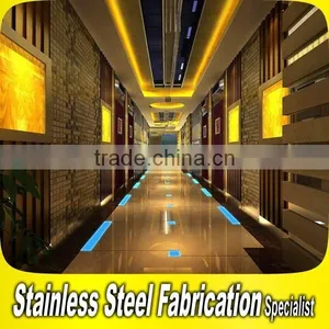 Custom Made Interior Stainless Steel 5 Star Hotel Lobby Decoration thumbnail-5