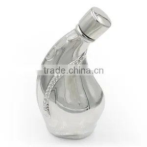 Mirror Wine Pot 10 oz Stainless Steel Hip Flask thumbnail-1