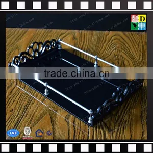 Cheap 2017 Hot Sale Serving Tray Metal Acrylic Serving Tray Plexiglass Food Tray thumbnail-1