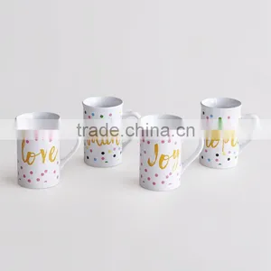 2017 Hot Sale Stoneware Promitional Cheap Coffee Mug With Golden Design Printing thumbnail-2