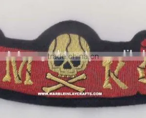 Zari Hand Embroidery Wooven Patches and Badges thumbnail-1