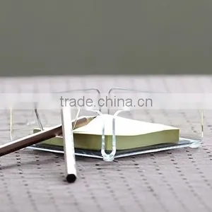 Handmade Transparent Acrylic Memo Cube Holder thumbnail-2