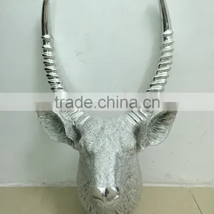 Polyresin Goat Head Sculpture thumbnail-1