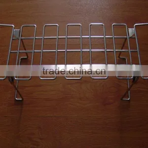 BBQ Chicken Leg Wing Folding Grill Rack Tool thumbnail-1