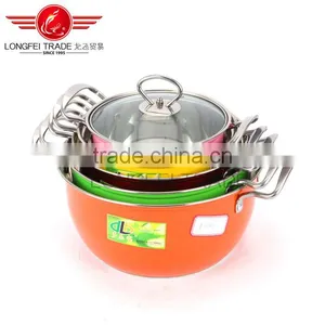 Non-stick Stock Pot/soup Stock Pot/stainless Stee Colorful Stock Pot thumbnail-1