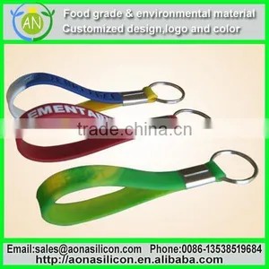 Newly 3D Silicone Rubber Keychain|Cartoon Colorful Silicone Keychain thumbnail-1