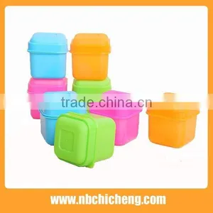 4PCS Small Plastic Storage Box With Lid thumbnail-1