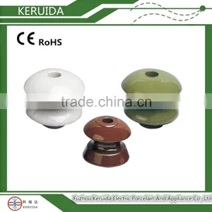 Low Price Inventory Porcelain Electric Fence Shackle Insulator F-2 thumbnail-1