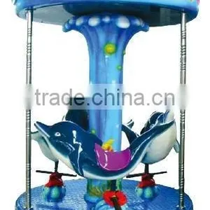 2015 NEW DESIGN OCEAN THEME 3 SEATS MINI CAROUSEL FOR SALE thumbnail-1