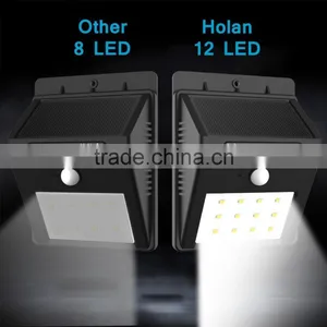 12LED Outdoor Wireless Solar Energy Powered Motion Sensor Solar Sensor Light for Patio,yard, thumbnail-4