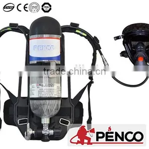 China Supplier SCBA Carbon Fiber Air Tank Firefighting Respirator thumbnail-3