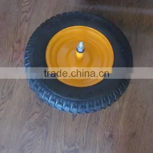 Rubber Wheel 4.00-8 With Steel/plastic Rim thumbnail-4