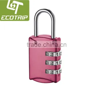 Promotional 3-dial Combination Zinc-alloyed Locks,luggage Locks thumbnail-2