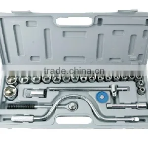 24 Pcs 1/2" Drive Socket Set Tools / Household Tool Gift Set thumbnail-1