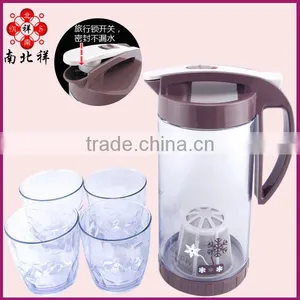 2016 New Plastic Large Water Cooling Kettle With 4 Cups thumbnail-1