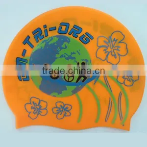 High Quality Waterproof Oem Silicone Swimming Cap thumbnail-2