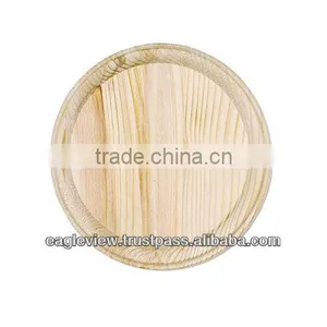 UNFINISHED ROUND WOODEN PLAQUE MADE OF MUSKUT WOOD 2014 MODEL thumbnail-1