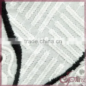 Fashion Geometric Hollow Out Cotton Lace Embroidery Fabric for Dress thumbnail-6