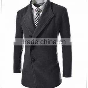 2016 Winter New Design Military Wool Trench Coat thumbnail-3