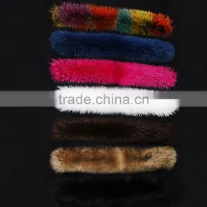 Myfur Women Garment Accessory Genuine Raccoon Fur Hood thumbnail-3