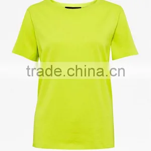 Ladies 100% Cotton Blank T-Shirt thumbnail-1