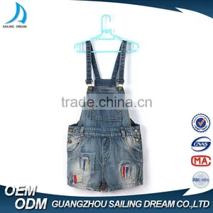 Wholesale Overall New Design Colorful Printing Kids Bib Pants New Style Fashion Girls Jeans thumbnail-1