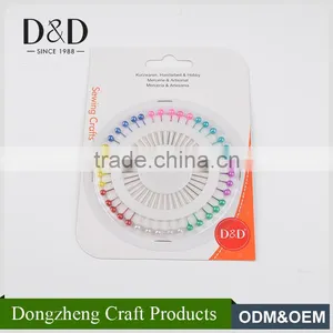 Hot Sale Multi Colour Sewing Accessory Round Pearl Head Pin for Ornament thumbnail-1
