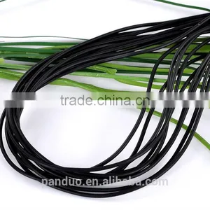 Hihg Quality 2mm 10M Length Black Round Rubber Jewelry Cord thumbnail-1