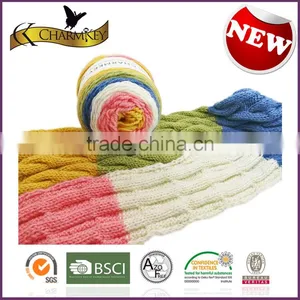 Charmkey Worsted Weight Yarn Special Colour Wheel Acrylic Wool Yarn Knitting Scarf thumbnail-1