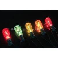 UL Listed Christmas Decorative ST40 Multicolour MERCURY Finish Edison Bulbs 10 Light String thumbnail-1