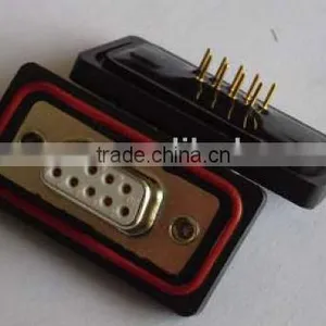 D-SUB 9P/HD15P Female PCB Type Panel Mounting Waterproof Connector thumbnail-1
