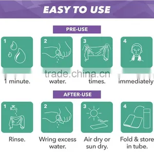Multi-purpose Antibacterial PVA Sport Towel Can be Outdoor Towel for Cool thumbnail-6