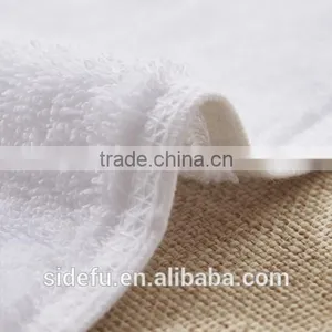 Wholesale Hotel 100% Cotton White Bath Towel Set thumbnail-6
