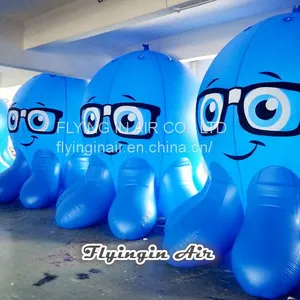 Customized Cartoons Inflatable Octopus for Shop and Event Decoration thumbnail-2