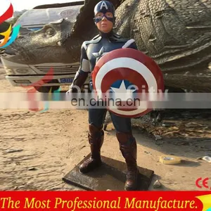Outdoor Decoration Life Size Fiberlgass Superhero Spiderman Statue thumbnail-4