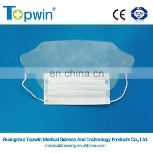 3ply Ear Loop Nonwoven Face Mask With Shield or Not thumbnail-1