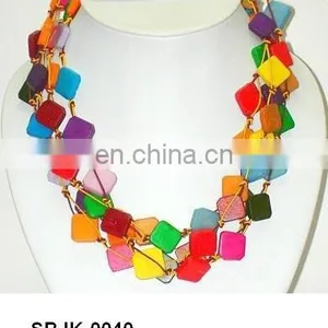 Gemstone Beaded Necklace thumbnail-2