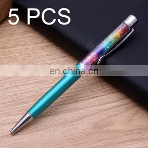 Wholesale Factory Price 5 PCS Fashion Creative Stylus Ballpoint Pen Writing Stationery Office School Pen Random Color Delivery thumbnail-1