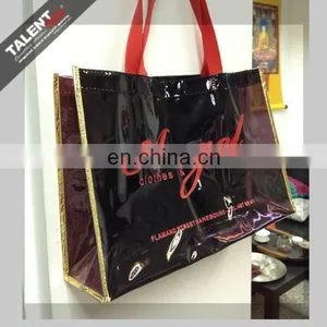 Custom Clothing Brand Printing PVC Plastic Shopping Bag thumbnail-1